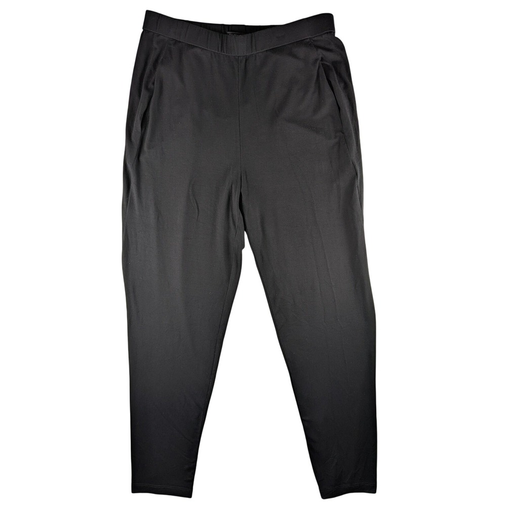Eileen Fisher Knit Cropped Pants Relaxed Fit‎ Lounge Wear XS